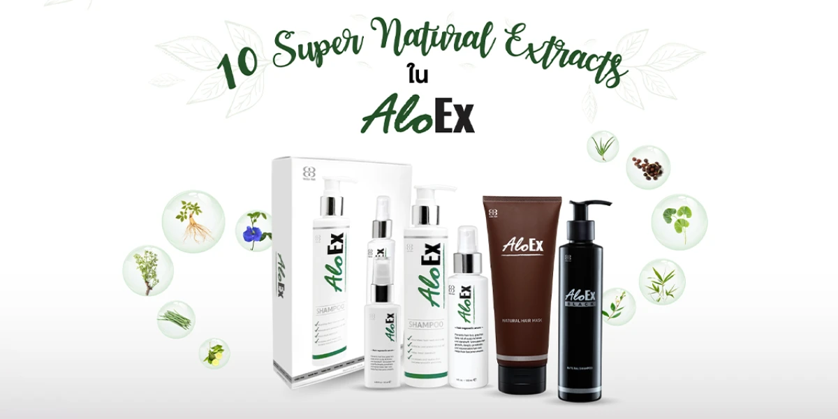 10 super natural extracts in AloEx