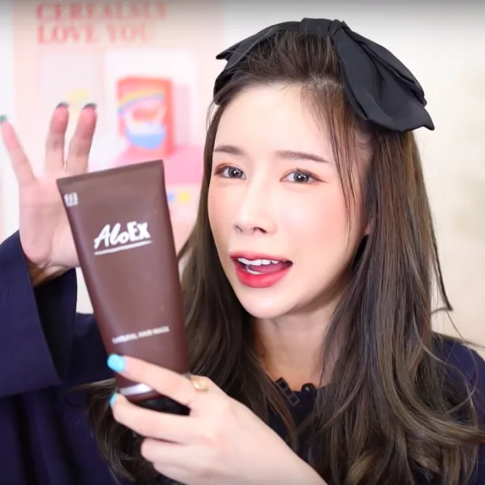 Ndmikkiholic ရဲ့ Favorite of the year ဖြစ်တဲ့ Hair Mask - AloEx ဆံပင်ကြွေကျမှုရပ်တန့်၊ ဆံပင်ပါးမှုလျော့နည်း၊ ဆံပင်အသစ်ပေါက်