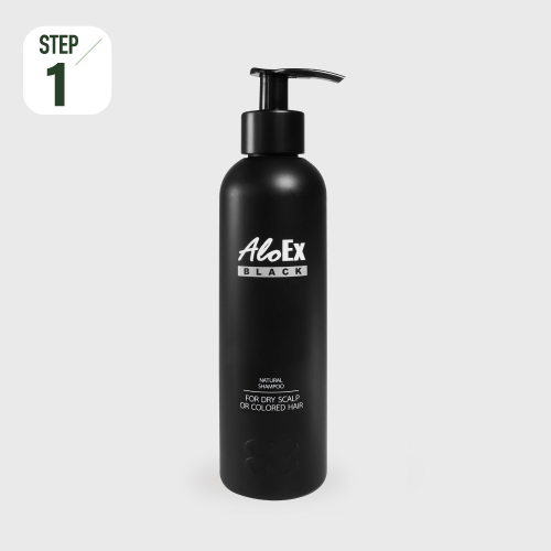 AloEx Black Shampoo — anti-hair-fall shampoo with Black Sticky Rice