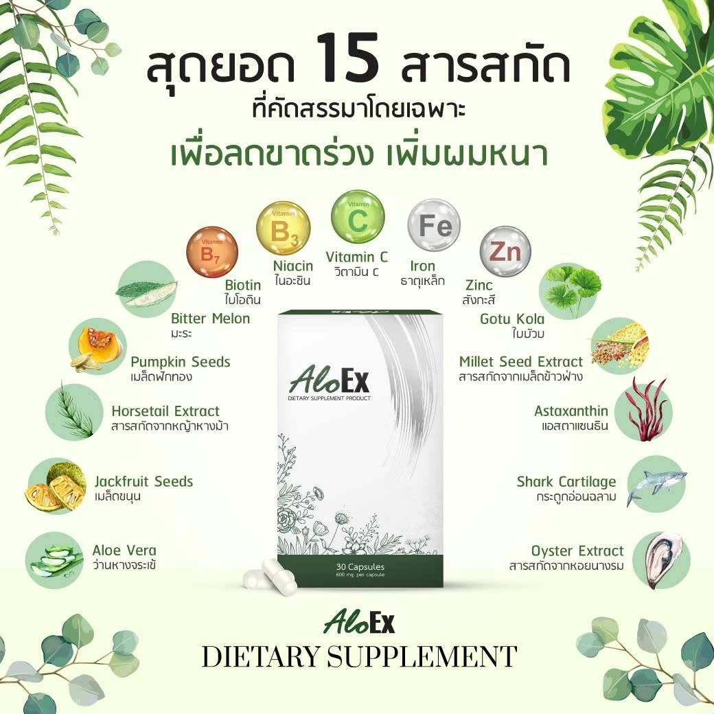 Top 15 extracts to reduce breakage and add density