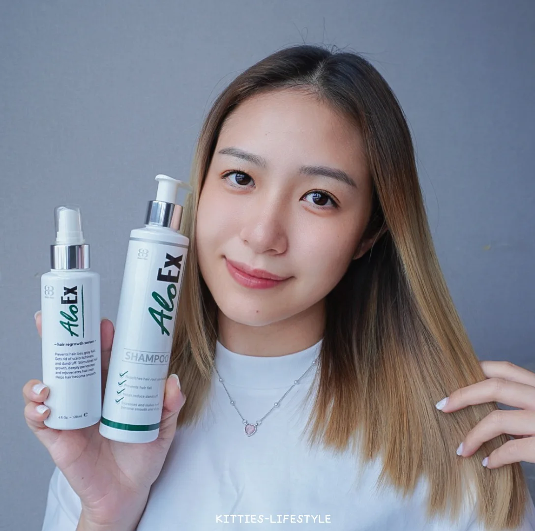 AloEx Box Set Kitties ပြန်လည်သုံးသပ်ချက် — လူနေမှုဘဝ — AloEx ဆံပင်ကြွေမှု ရပ်တန့်ပြီး ဆံပင်ပါးမှု ပြေပျောက်ကာ ဆံပင်သစ်တွေ ပေါက်ပေးပါတယ်