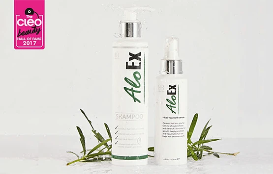 The secret to strong, beautiful hair — this AloEx duo