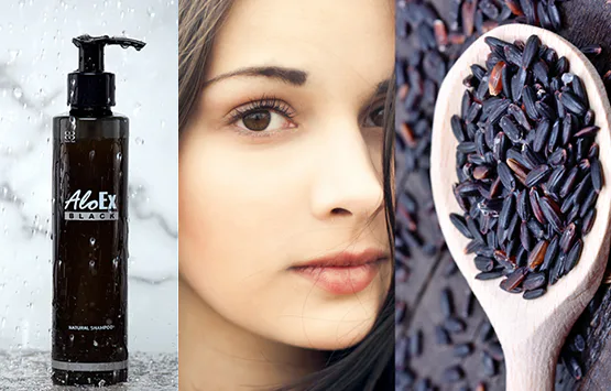 Thicker, stronger hair with AloEx Black