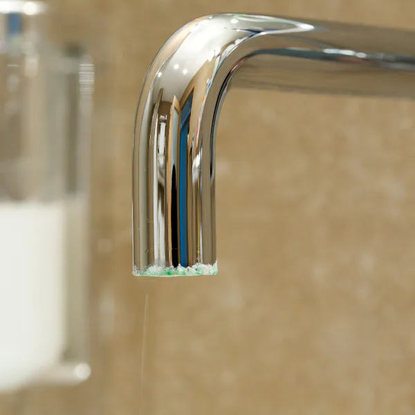 Hard water causes hair fall