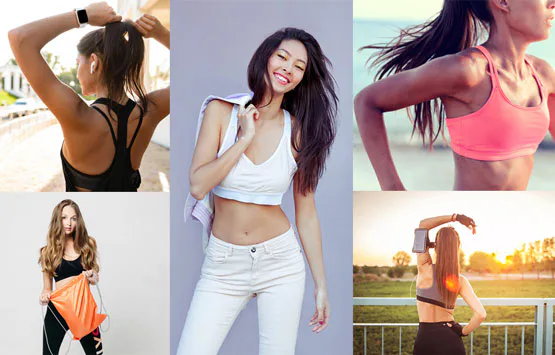 Cool hair care for the sporty girl