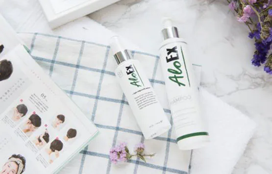 Solve hair loss and thinning hair problems with organic products—easy to use in just 2 steps.