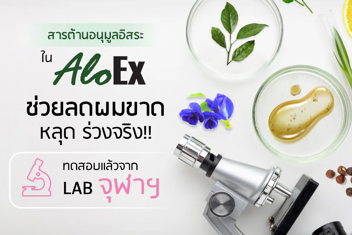 AloEx ဓာတ်တိုးဆန့်ကျင်ပစ္စည်း စမ်းသပ်ရလဒ်များ