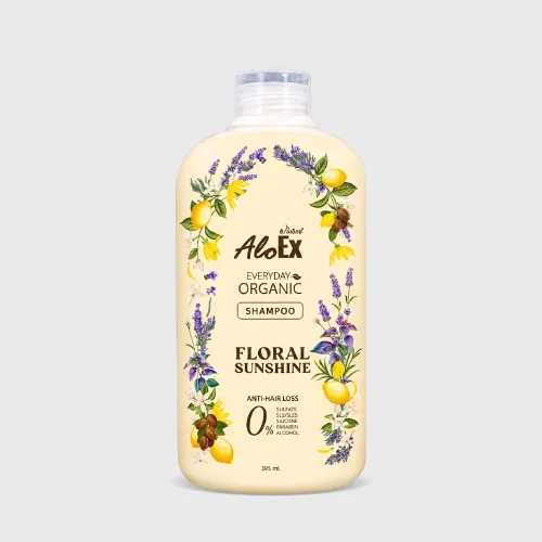 AloEx Everyday Organic Shampoo – Organic Herbal Shampoo for Daily Use