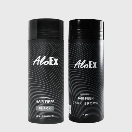 AloEx Natural Hair Fiber – ไฟเบอร์โรยผมสำหรับปิดผมบาง-ผมหงอกขาว