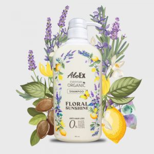 AloEx Everyday Organic Shampoo - แชมพูสมุนไพรออร์แกนิก ลดผมขาดร่วง